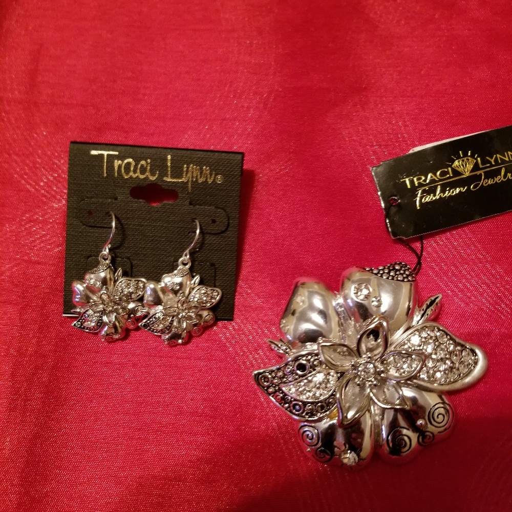 Earrings & Pendant Set